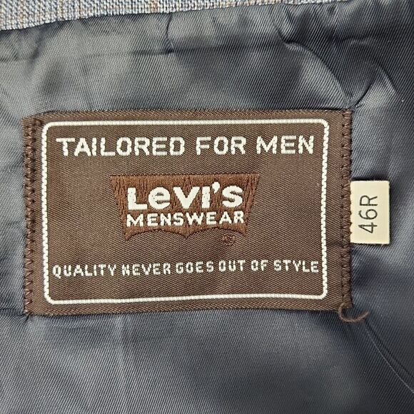 MENSWEAR LEVIS ACTIONS SUIT blazer sizd 46R - Picture 5 of 11